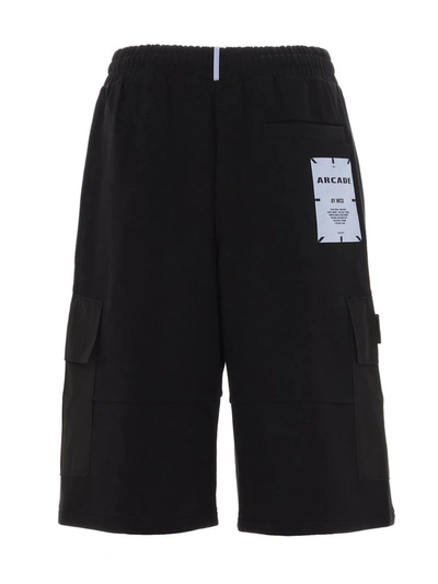 Shop Mcq By Alexander Mcqueen Men's Black Cotton Shorts