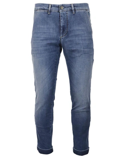 Shop Jeckerson Men's Blue Other Materials Jeans