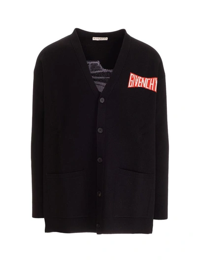 Shop Givenchy Men's Black Other Materials Cardigan
