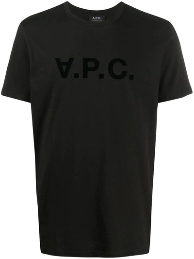 Shop Apc A.p.c. Men's Black T-shirt