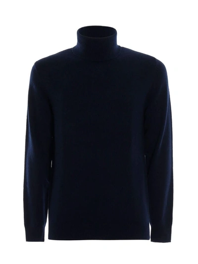 Shop Aspesi Men's Blue Wool Sweater