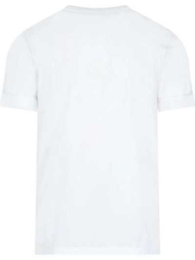 Shop Neil Barrett Men's White Cotton T-shirt