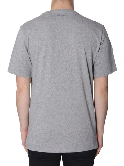 Shop Paul Smith Men's Grey Cotton T-shirt