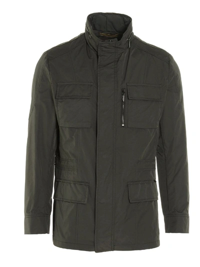 Shop Moorer Men's Green Other Materials Outerwear Jacket