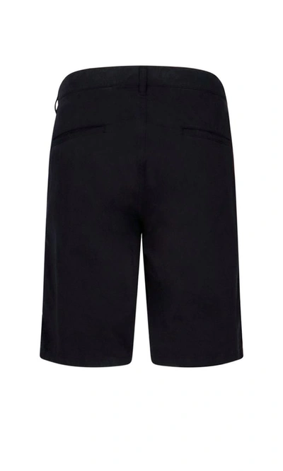 Shop Aspesi Men's Black Cotton Shorts