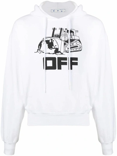 Shop Off-white Men's White Cotton Sweatshirt