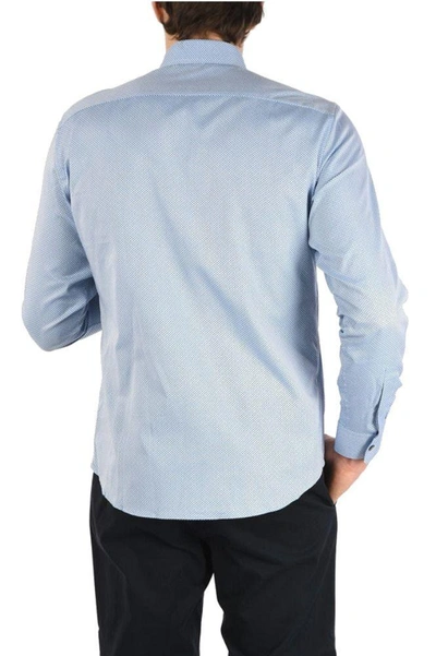 Shop Ermenegildo Zegna Men's Light Blue Cotton Shirt