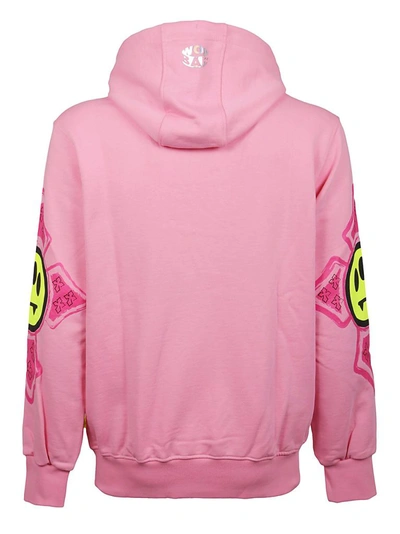 Shop Barrow Men's Pink Cotton Sweatshirt