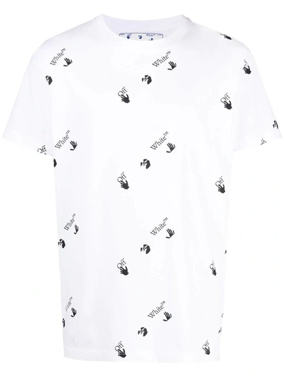 Shop Off-white Men's White Cotton T-shirt