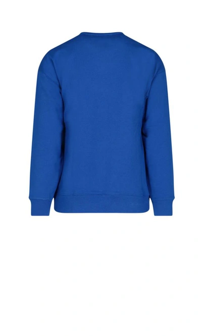 Shop Puma Men's Blue Cotton Sweatshirt