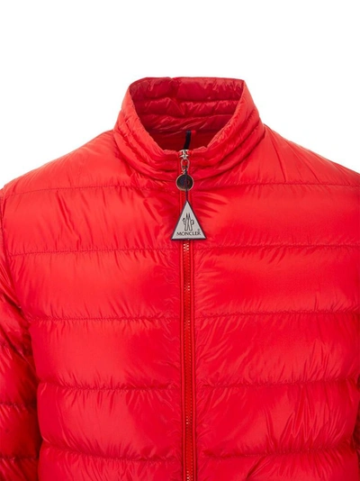 Shop Moncler Men's Red Other Materials Down Jacket