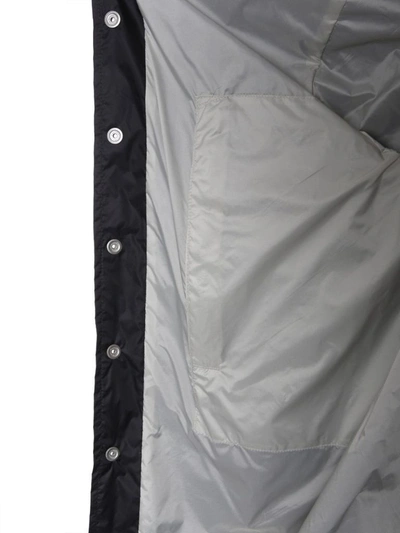 Shop Rick Owens Men's Black Polyamide Outerwear Jacket