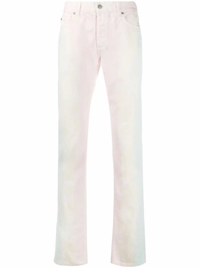 Shop Maison Margiela Men's White Cotton Jeans