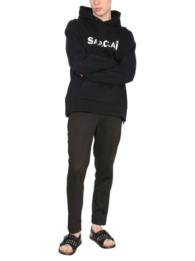 Shop A.p.c. Men's Black Other Materials Sweatshirt