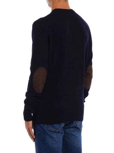Shop Aspesi Men's Blue Wool Sweater