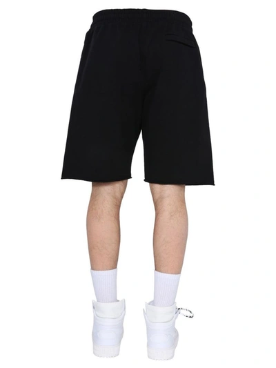 Shop Off-white Men's Black Cotton Shorts