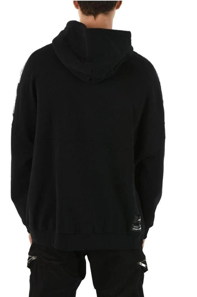 Shop Marcelo Burlon County Of Milan Marcelo Burlon Men's Black Cotton Sweatshirt