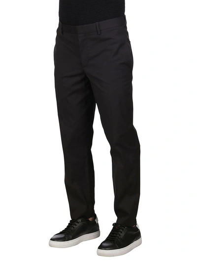 Shop Neil Barrett Men's Black Polyester Pants