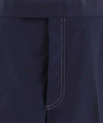 Shop Thom Browne Men's Blue Other Materials Shorts