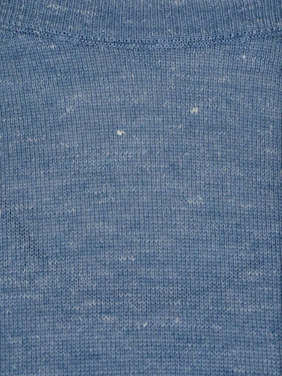 Shop Ermenegildo Zegna Men's Blue Other Materials Sweater