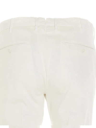 Shop Incotex Men's White Other Materials Pants