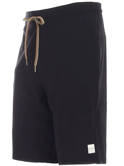 Shop Paul Smith Men's Black Cotton Shorts