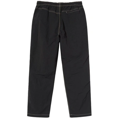 Shop Stussy Men's Black Polyamide Pants