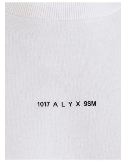 Shop Alyx Men's White Cotton T-shirt
