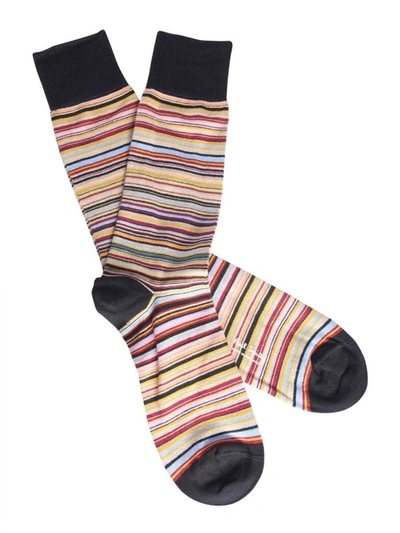 Shop Paul Smith Men's Multicolor Cotton Socks