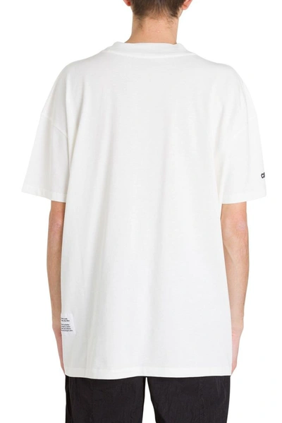 Shop Heron Preston Men's White Cotton T-shirt