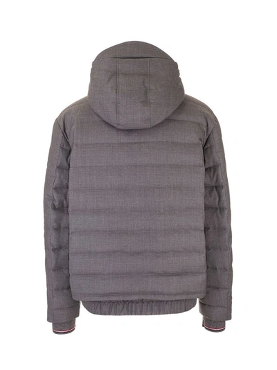 Shop Thom Browne Men's Grey Other Materials Down Jacket