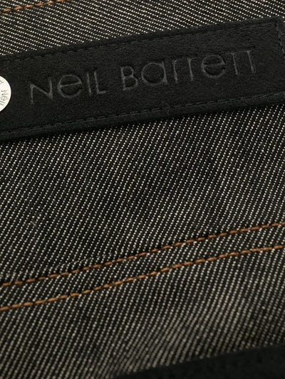 Shop Neil Barrett Men's Black Cotton Jeans