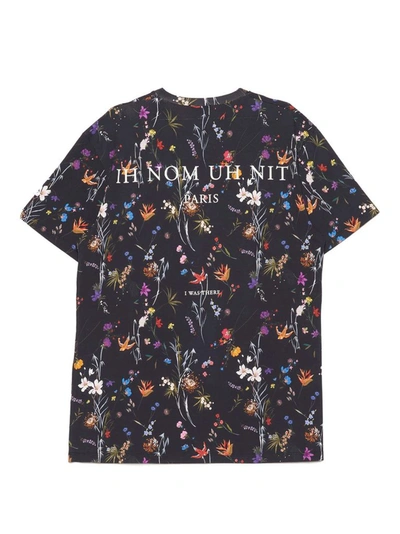 Shop Ih Nom Uh Nit Men's Black Cotton T-shirt