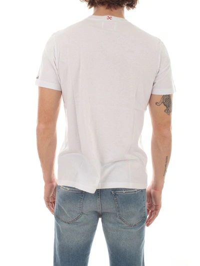 Shop Mc2 Saint Barth Men's White Cotton T-shirt