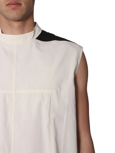 Shop Rick Owens Drkshdw Drkshdw By Rick Owens Men's White Cotton Tank Top