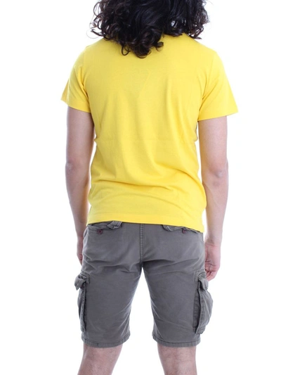 Shop K-way Men's Yellow Cotton T-shirt