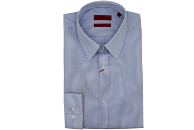 Shop Hugo Boss Men's Light Blue Cotton Shirt