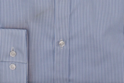 Shop Hugo Boss Men's Light Blue Cotton Shirt