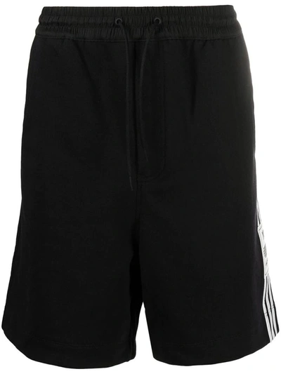 Shop Adidas Y-3 Yohji Yamamoto Men's Black Cotton Shorts