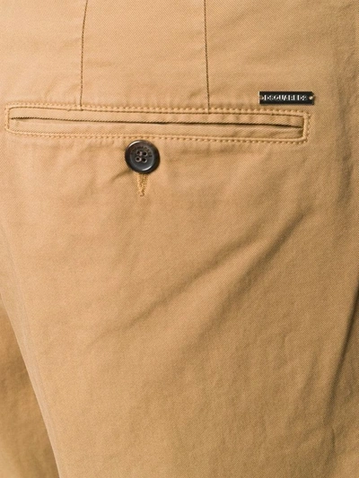 Shop Dsquared2 Men's Brown Cotton Pants
