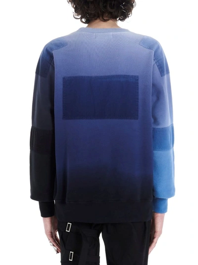 Shop Ambush Men's Blue Cotton Sweatshirt