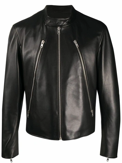 Shop Maison Margiela Black Outerwear Jacket