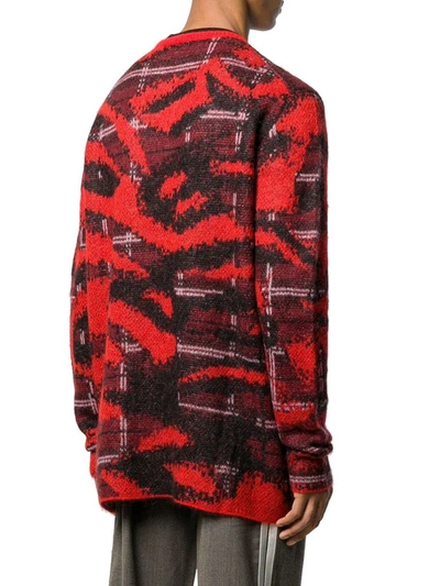 Shop Neil Barrett Men's Red Wool Sweater