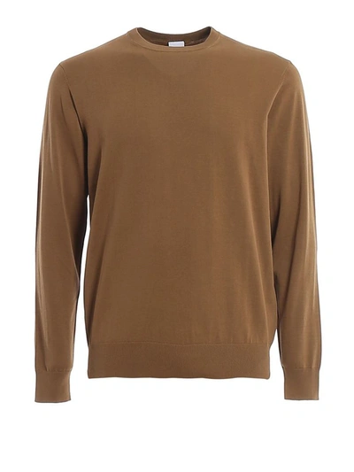 Shop Aspesi Men's Brown Cotton Sweater