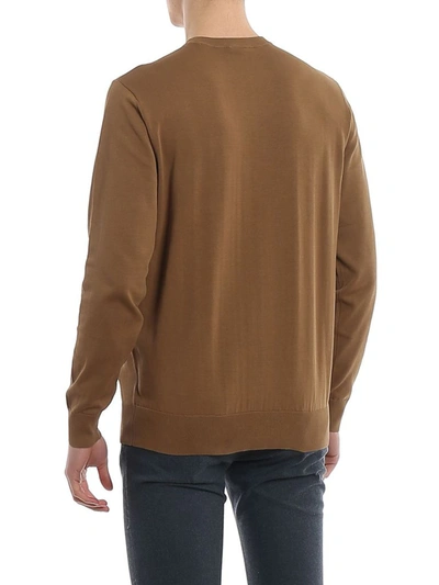 Shop Aspesi Men's Brown Cotton Sweater