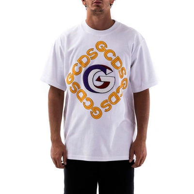 Shop Gcds Men's White T-shirt