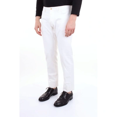 Shop Entre Amis Men's White Cotton Jeans