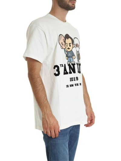 Shop Ih Nom Uh Nit Men's White Cotton T-shirt