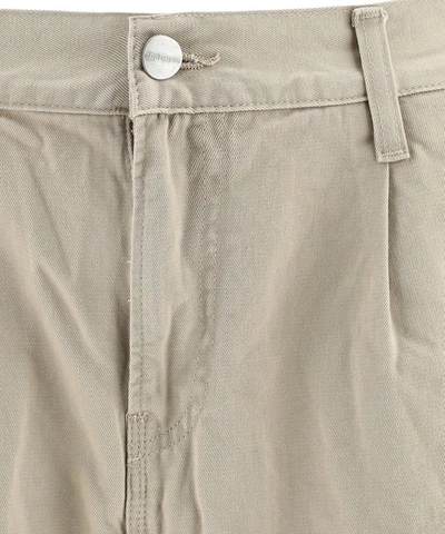 Shop Carhartt Men's Beige Cotton Shorts