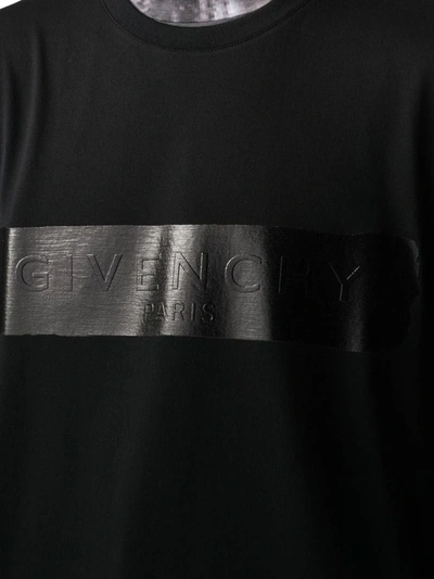 Shop Givenchy Men's Black Cotton T-shirt